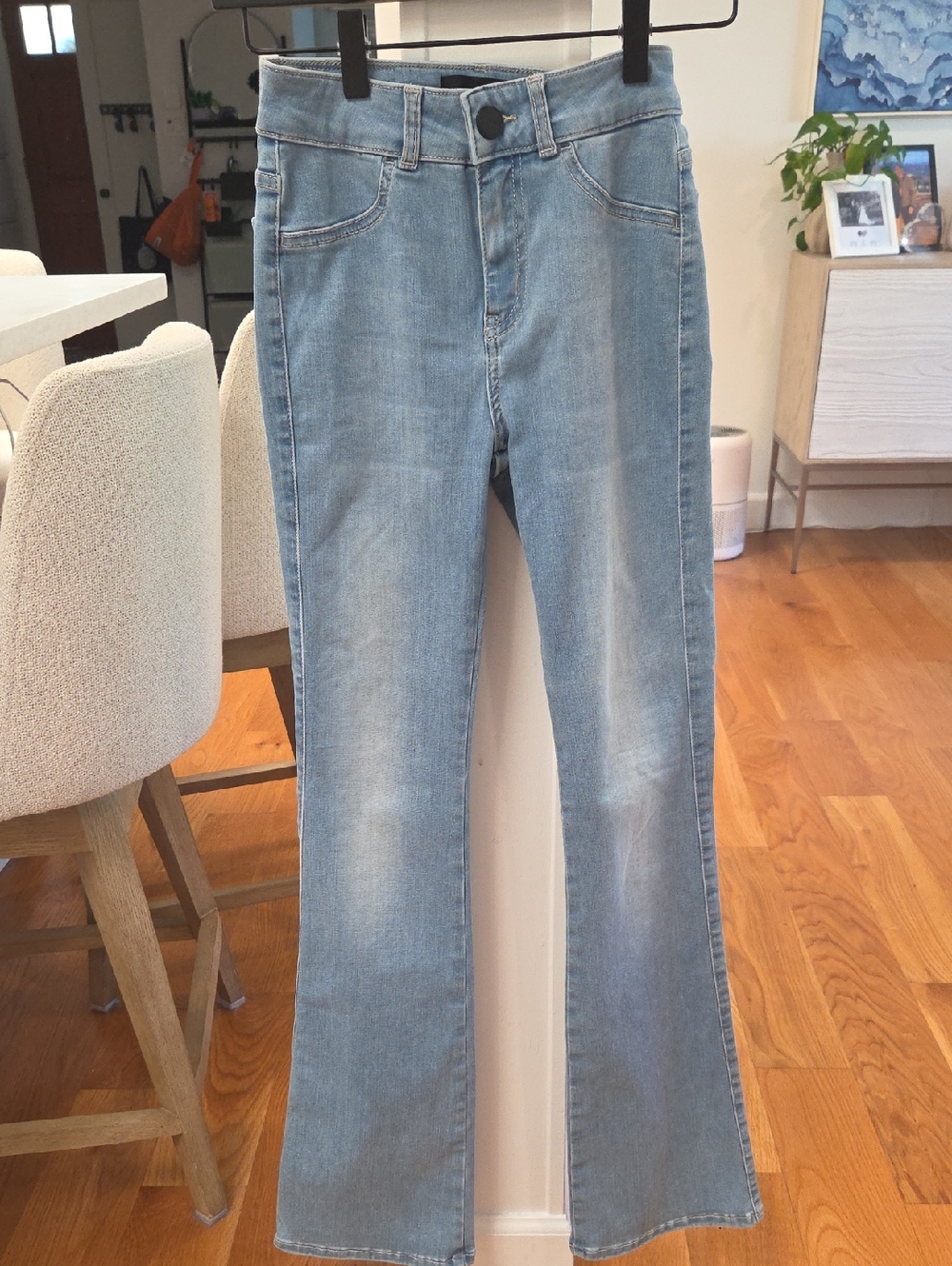 FITJEANS Scandanavian Designs Light Blue Flared Women's Denim Jeans (XS)